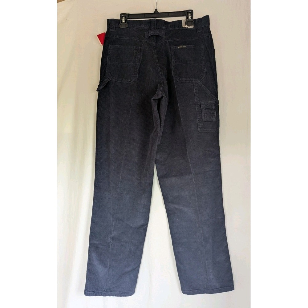 Riveted by Lee  Corduroy Pants Womens Sz 12 Medium  Blue Relaxed Cotton - Picture 3 of 11